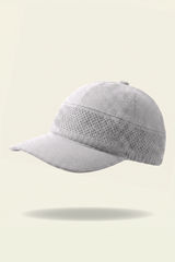 Gri Kapalı Tenis Şapkası