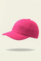 Pembe Kapalı Tenis Şapkası